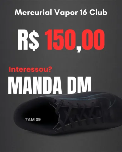 Vendo chuteira mercurial 