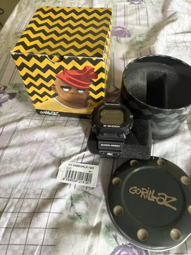 Relógio G-Shock Gorillaz Russel edição limitada
