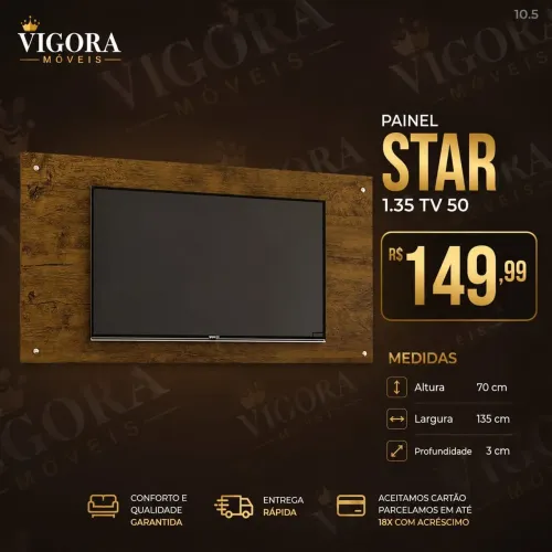 Painel para tv 50 polegadas