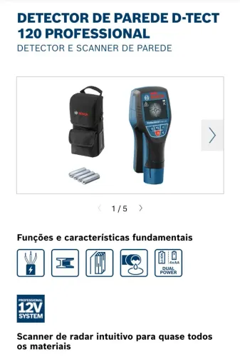 Detector D-tect 120 Bosch
