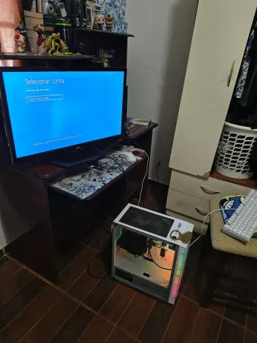 Pc gamer rx 550, i3 10 geração com sdd 