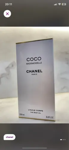 Óleo corporal COCO MADEMOISELLE CHANEL
