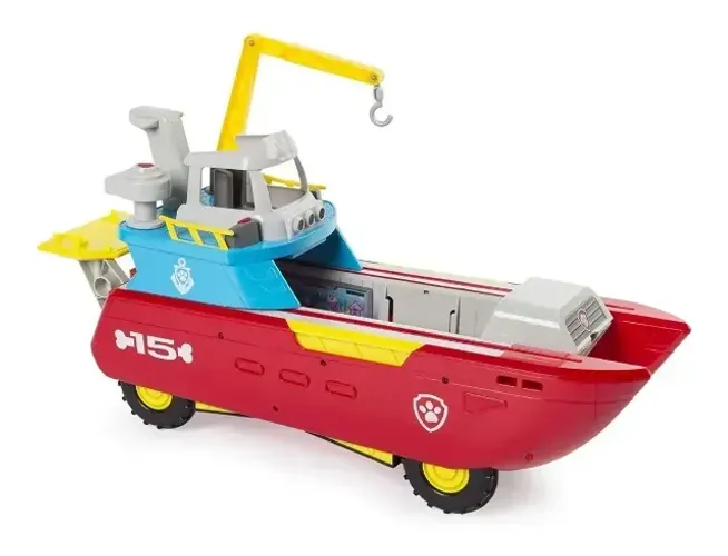 Barco Paw Patrol - Patrulha marítima com luzes e sons