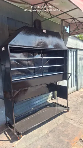 Churrasqueira para espetinho profissional com 1.70 de comprimento 