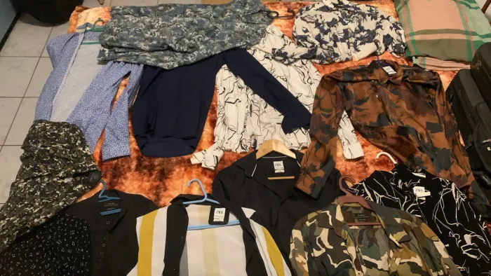 Camisa Zara Original Manga Longa Estampada - Tam [P/M] - Trazida de Portugal