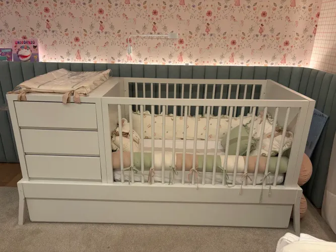 Berço multifuncional - 5 em 1 - De bebê a adulto!