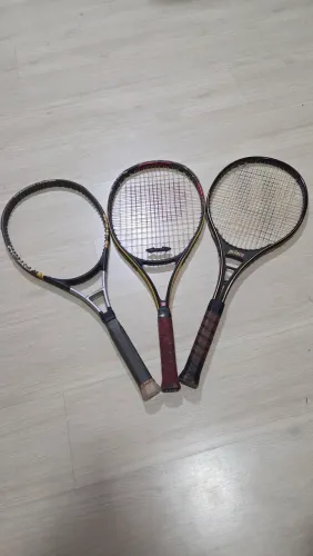 3 Raquetes de Tênis Usadas