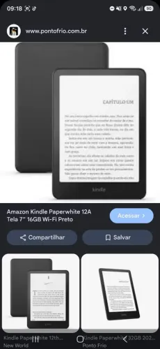 Leitor de livros digitais a prova dagua