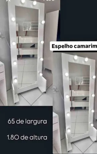 Espelho camarin direto da fábrica