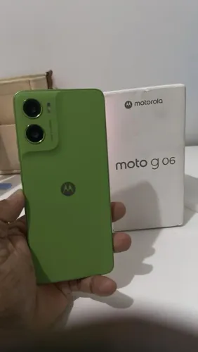 Moto g06 verde -256/4gb - novo- aceita troca 