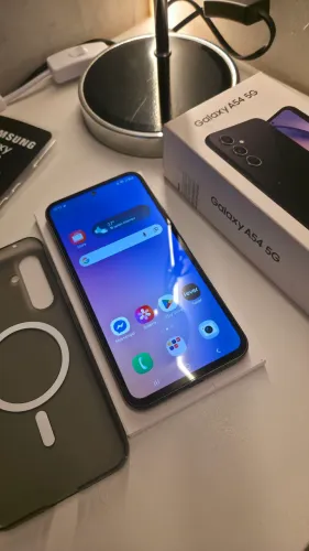 Smartphone Samsung A54 128gb, estado de zero, aceito cartões!