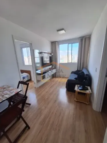 Apartamento 2 dormitórios, 1 vaga de moto, 1 vaga de bike. 52m² Brás