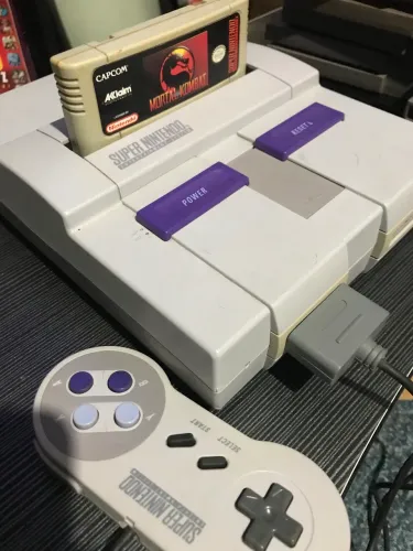 Console Super Nintendo SNes fat