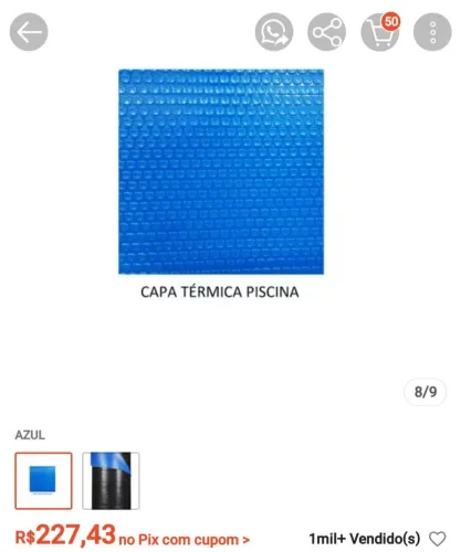 Capa para piscina,térmica