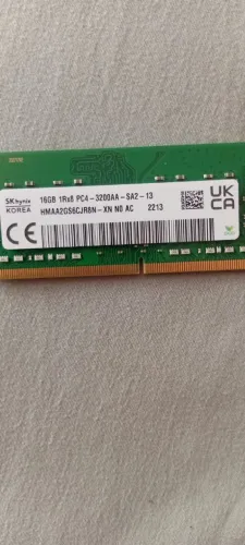 Memoria 16gb ddr4 3200 notebook