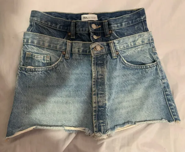 Saia jeans