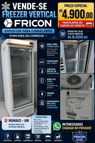 Freezer vertical