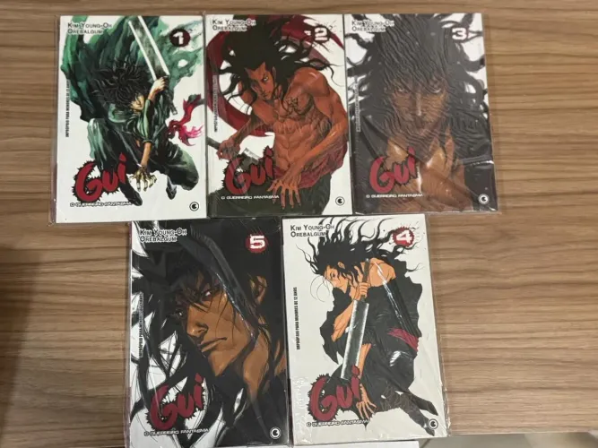Mangá Gui O Guerreiro Fantasma - completo - 1 ao 5