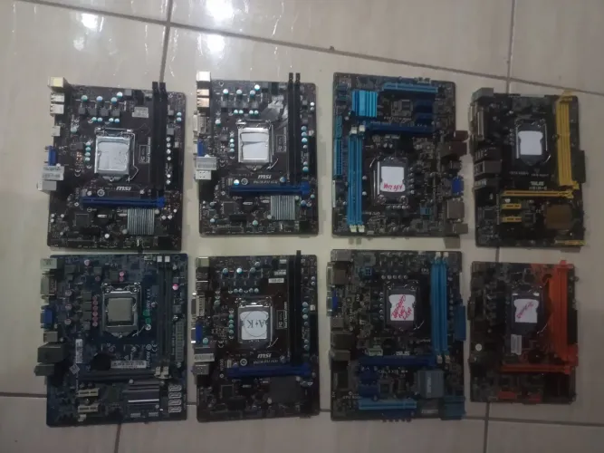 Lote de placa mãe 1155 com defeito 