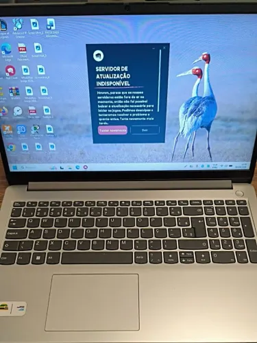 Notebook Lenovo i5 1235u 16gb nvme 240gb Tela 15.6