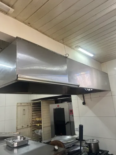 Coifa industrial de aço Inox