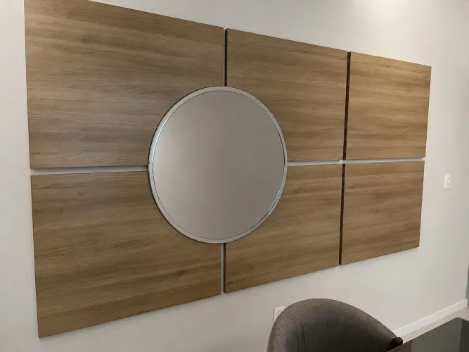 Painel de MDF com espelho