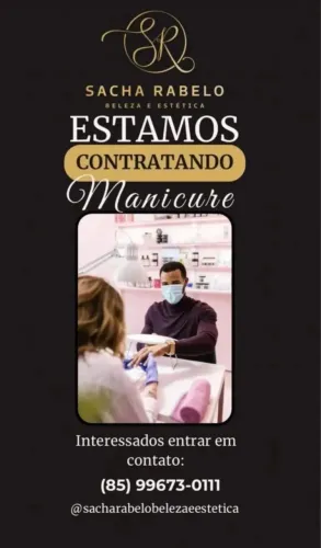VAGA PARA MANICURE SALÃO ALDEOTA