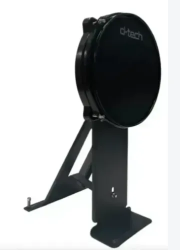 PAD BUMBO BATERIA ELETRONICA D TECH 08 POLEGADAS SILENT COR PRETO