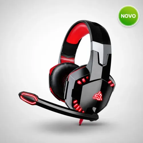 Headset Gamer KNUP Hathor 455A LED