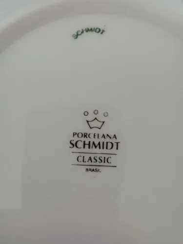 Jogo de jantar porcelana Schmidt classic 