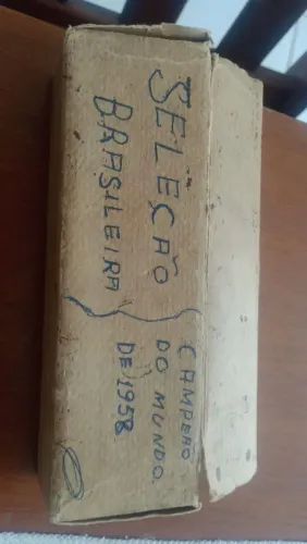 Caixa de fósforo da seleção brasileira de 1958