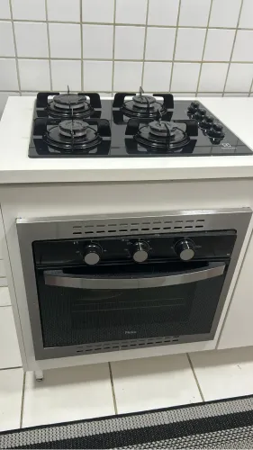 Móvel Cooktop gás, forno elétrico