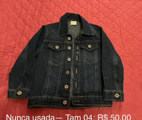 Jaqueta jeans - tam 4