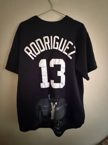 Camisa Baseball New York Yankees Alex Rodriguez Majestic Original Tamanho G