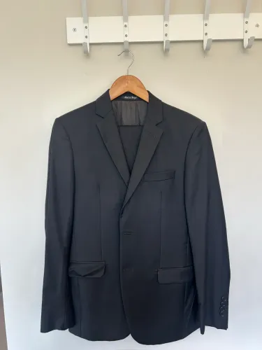 Terno Brooksfield 120 Preto 48 M Slim