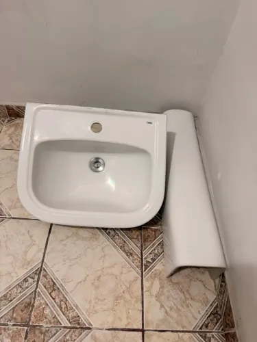 Pia de louça com pedestal CELITE