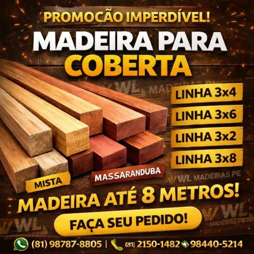 MADEIRAS MISTA E MAÇARANDUBA 