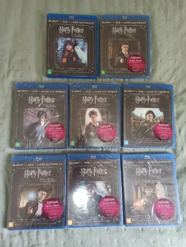 Coleção Completa Harry Potter DVD Bluray - Novos/Lacrados