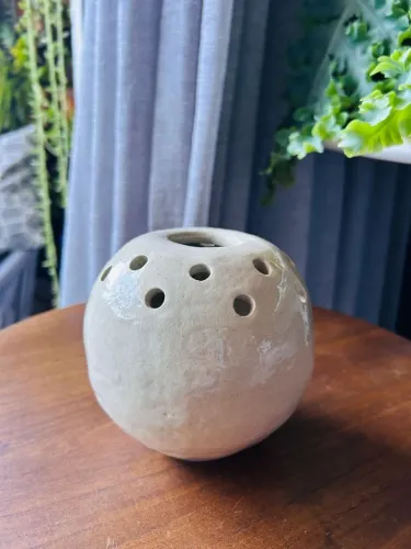 Vaso Bola - Cerâmica Artesanal