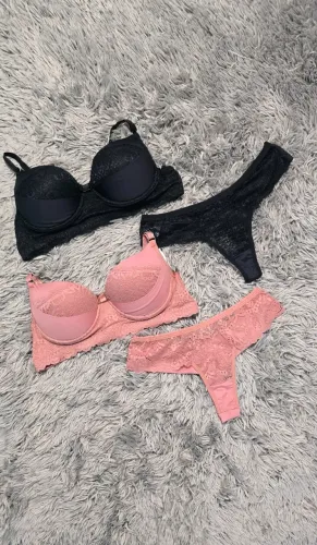 Kit 2 Conjuntos de Lingerie Premium: Conforto e Sedução em Cada Detalhe