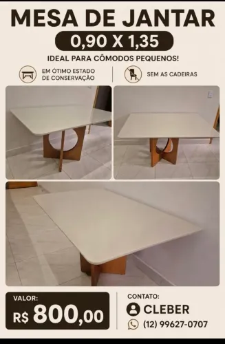 Mesa de jantar - sem cadeiras