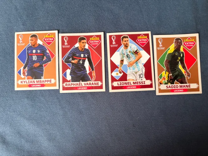 Figurinhas raras da copa de 2022