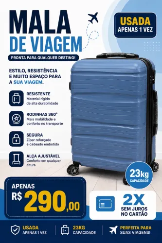 Mala de viagem 23kg