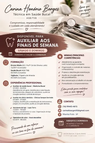 Auxiliar de saúde bucal