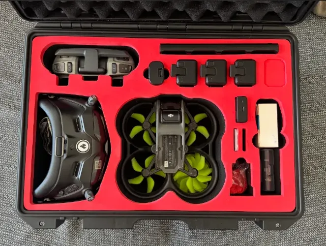 Dji Avata + Mala de transporte + Acessórios