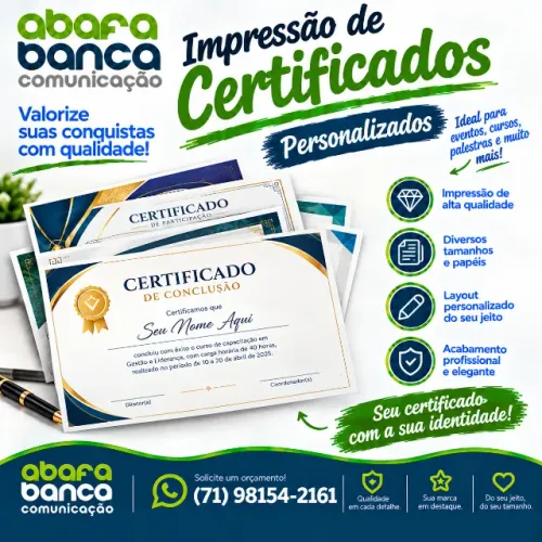 Certificado Personalizado