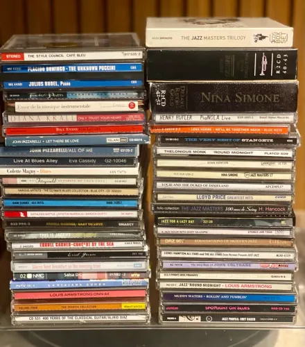 Super Lote de CDs Originais - Coleção Jazz, MPB, Pop, Soul (116 Títulos)