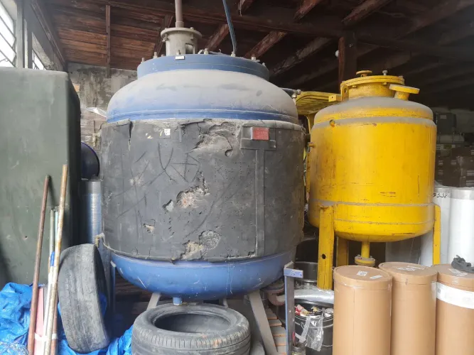 Tanque encamisado para mistura 