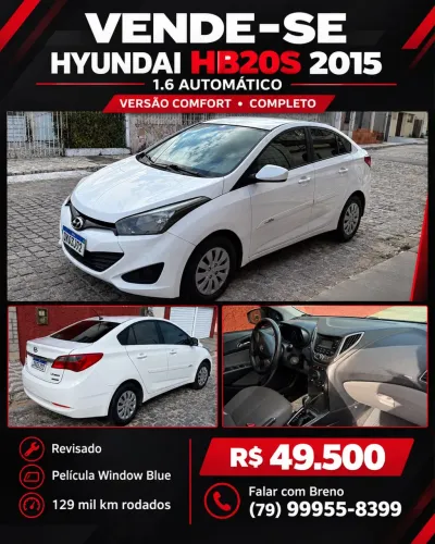 Hyundai HB20S C.style/c.plus1.6 Flex 16V Aut. 4P 2015