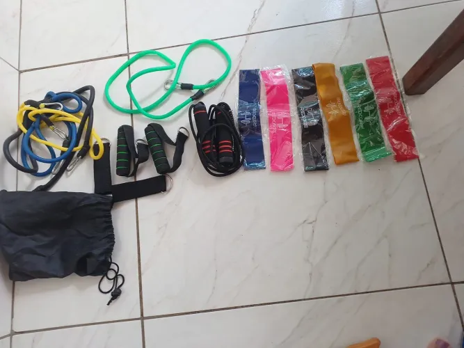 Kit de extensor para exercícios físicos